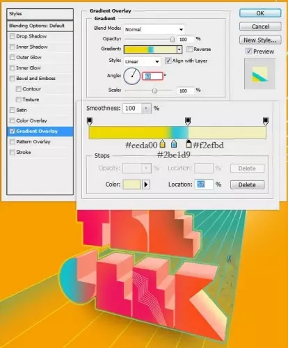 آموزش طراحی تصویر تایپوگرافی سه بعدی در فتوشاپ
